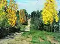 Chemin en automne, 1910