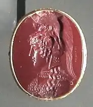 Bijou de jaspe avec Athéna Parthénos, Ier siècle av. J.-C.