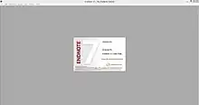 Description de l'image Endnote X7.1 running on Windows 8.1.JPG.