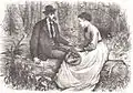 Harthouse et Louisa dans une clairière, par Harry French.
