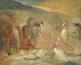 Halte de Spahis auprès d'une SourceThéodore ChassériauMusée du Louvre