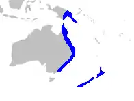 Description de l'image Map-Ripogonaceae.PNG.