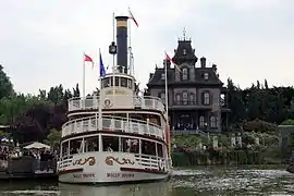 Frontierland au parc Disneyland.