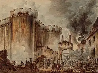 Prise de la Bastille le 14 juillet 1789 par Hoüel