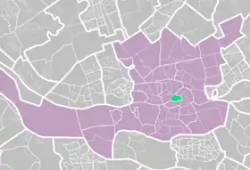 Localisation de Kop van Zuid