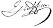 Signature de Jacques Laffitte