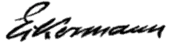 signature de Johann Peter Eckermann
