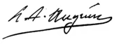 signature de Louis-Augustin Auguin