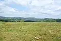 Vue sur les collines alentour.