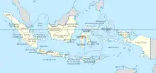 Description de l'image Indonesia, administrative divisions - fr - monochrome.svg.